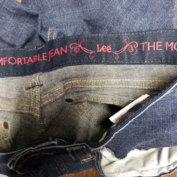 Lee Womens Jeans Size 14P Petite Boot Cut Stretch Most Comfy Fit Unworn 36x24.5 - Picture 6 of 9